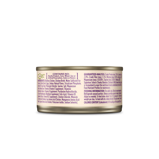 Wellness Core Signature Selects - Chunky Boneless Chicken & Wild Salmon Entrée Wet Cat Food