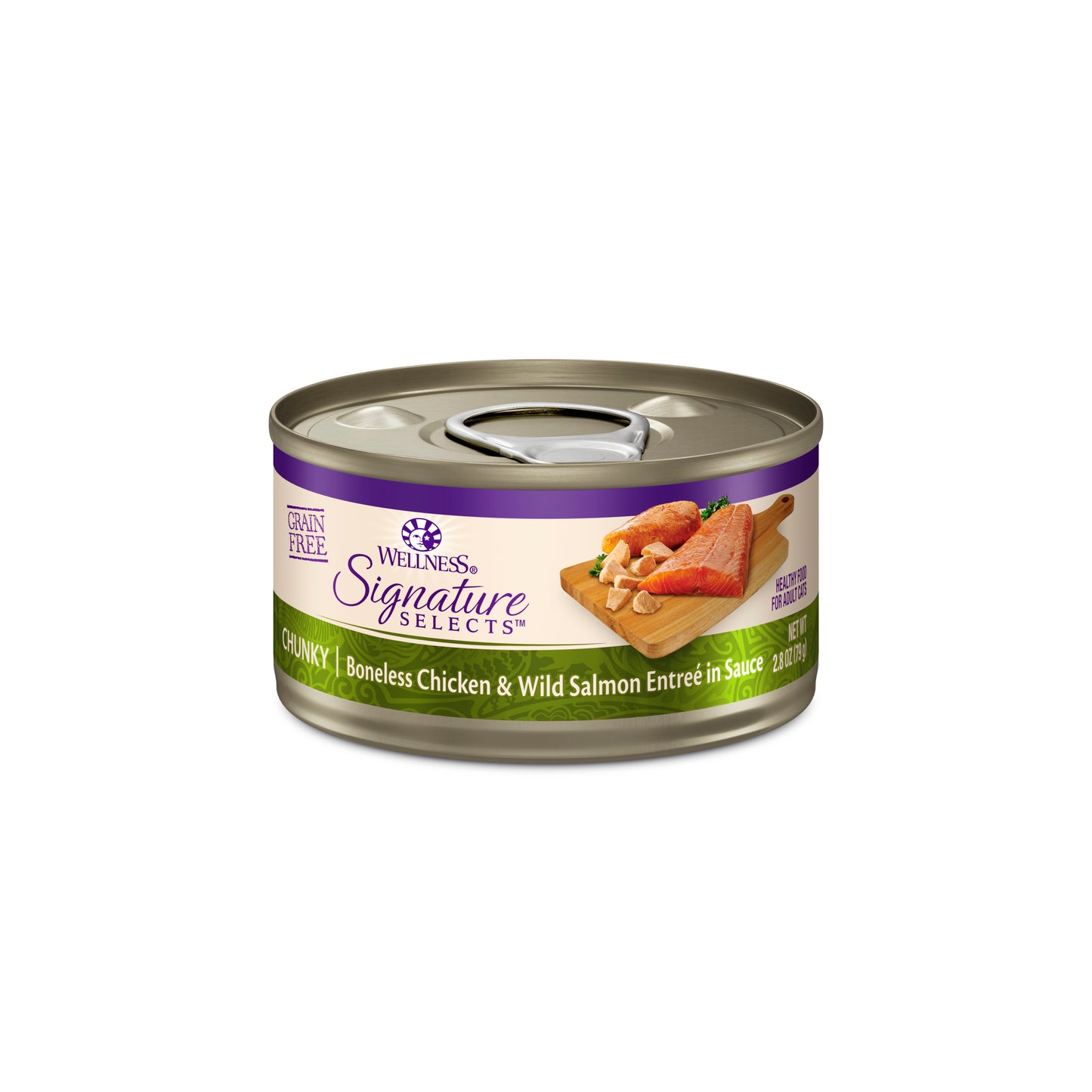 Wellness Core Signature Selects - Chunky Boneless Chicken & Wild Salmon Entrée Wet Cat Food