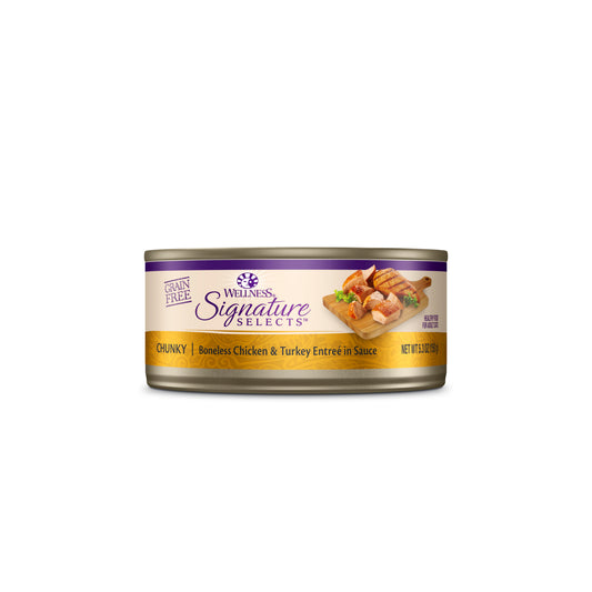 Wellness Core Signature Selects - Chunky Chicken & Turkey Entrée Wet Cat Food