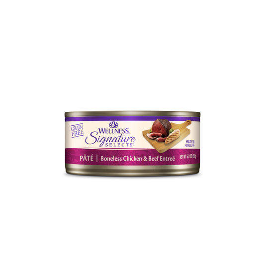 Wellness Core Signature Selects Paté Boneless Chicken & Beef Entrée Wet Cat Food
