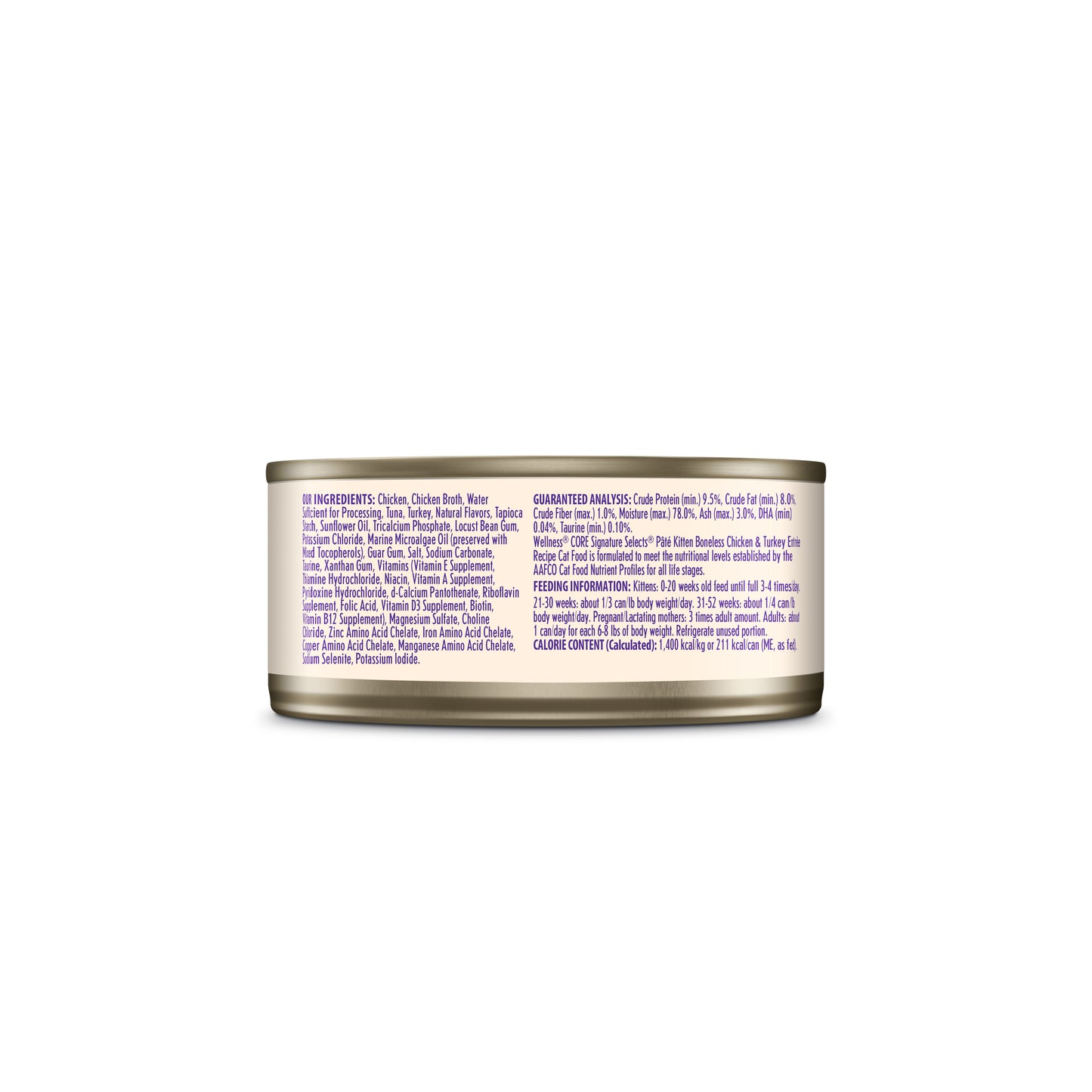 Wellness Core Signature Selects Paté Kitten Chicken & Turkey Entrée Wet Cat Food