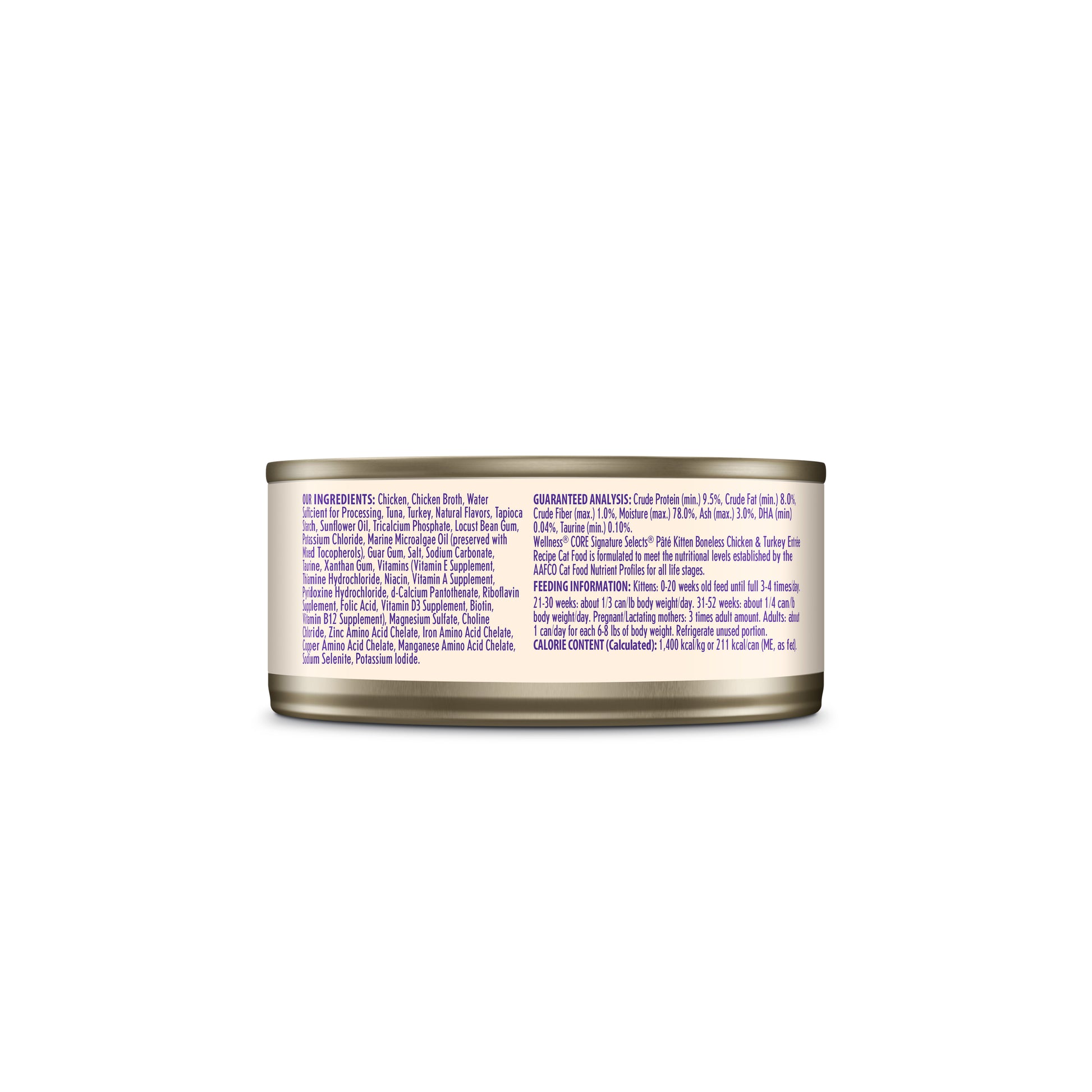 Wellness Core Signature Selects Paté Kitten Chicken & Turkey Entrée Wet Cat Food