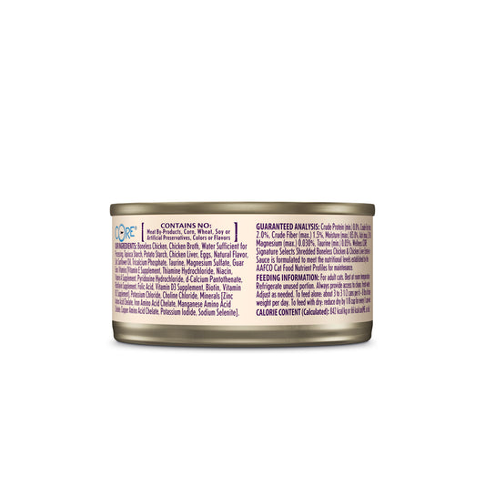 Wellness Core Signature Selects Shredded Boneless Chicken & Chicken Liver Entrée Wet Cat Food
