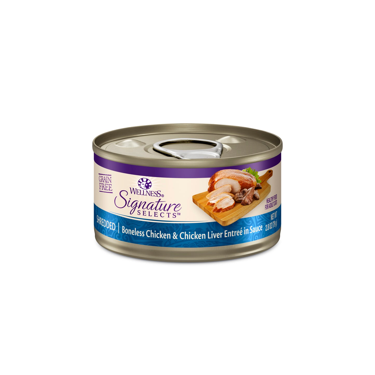 Wellness Core Signature Selects Shredded Boneless Chicken & Chicken Liver Entrée Wet Cat Food