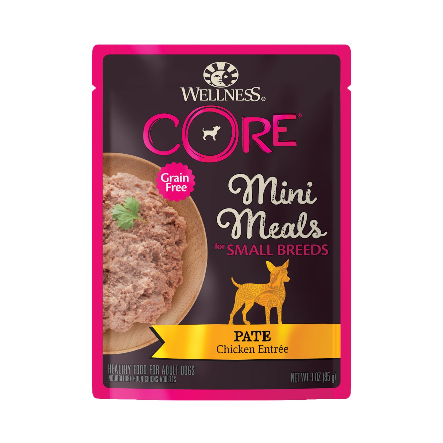 Wellness Core Small Breed Mini Meals - Pate Chicken Wet Dog Food 3oz