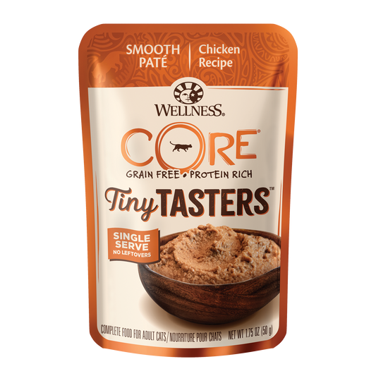Wellness Core Tiny Tasters Pate Chicken Recipe Wet Cat Food 1.75oz