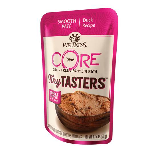 Wellness Core Tiny Tasters Pate Duck Recipe Wet Cat Food 1.75oz