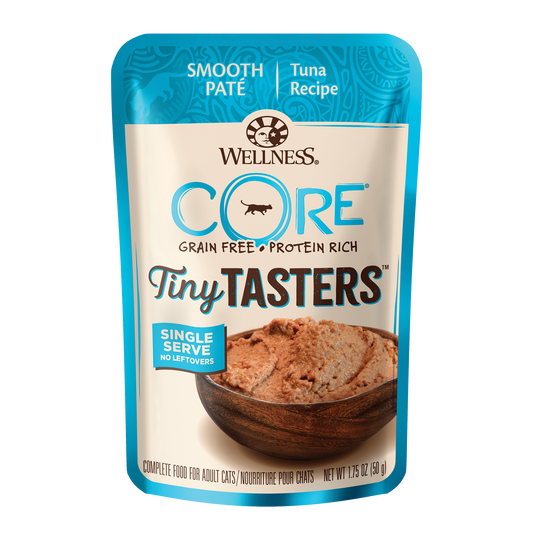 Wellness Core Tiny Tasters Pate Tuna Recipe Wet Cat Food 1.75oz