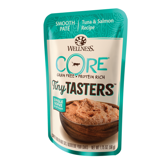 Wellness Core Tiny Tasters Pate Tuna & Salmon Recipe Wet Cat Food 1.75oz