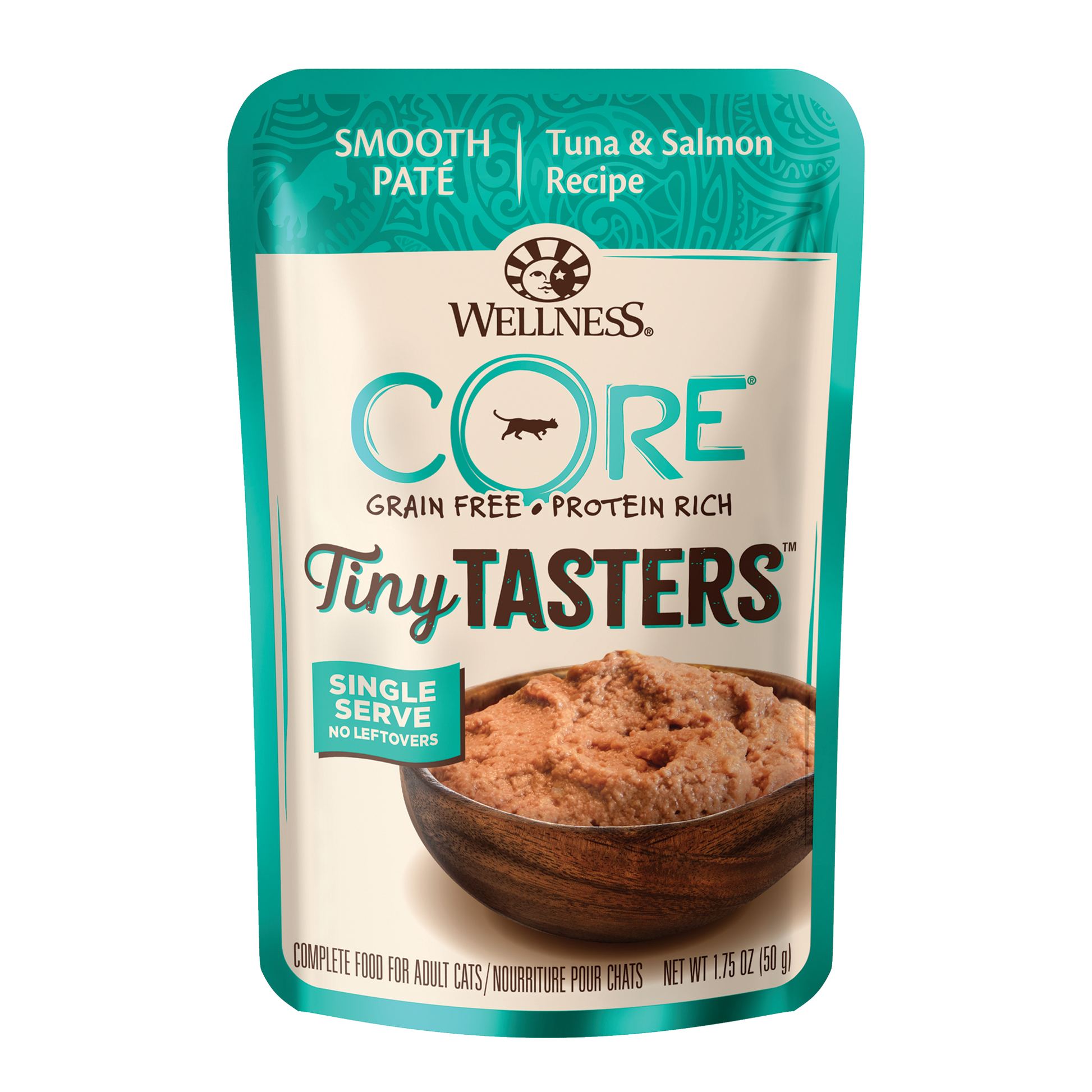 Wellness Core Tiny Tasters Pate Tuna & Salmon Recipe Wet Cat Food 1.75oz