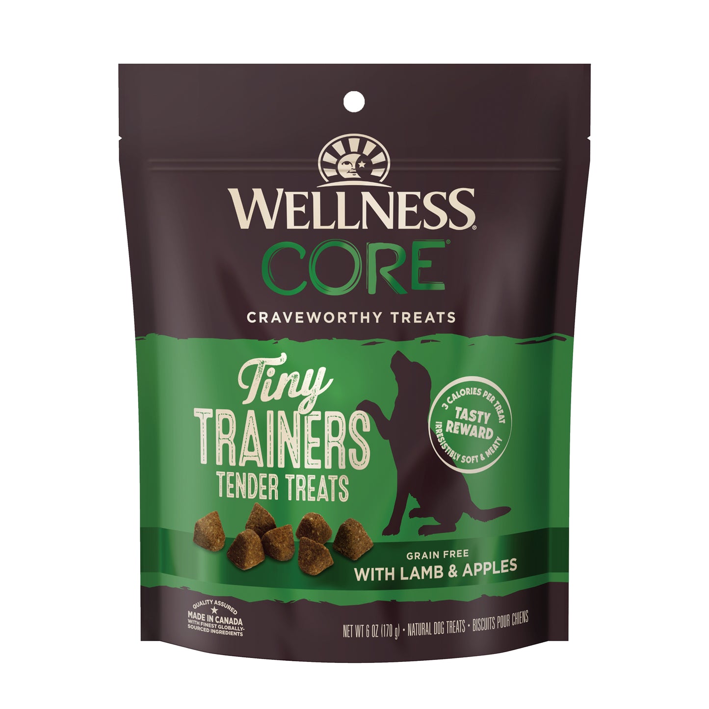 Wellness Core Tiny Trainers Lamb & Apple Tender Dog Treats 6oz