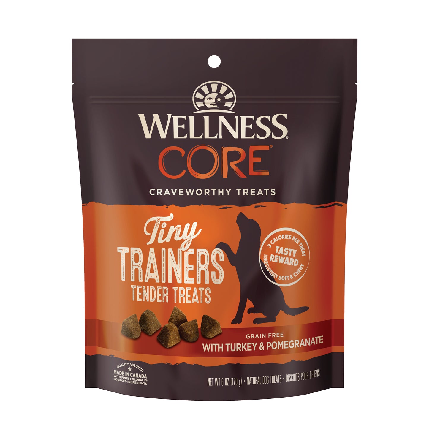 Wellness Core Tiny Trainers Turkey & Pomegranate Tender Dog Treats 6oz