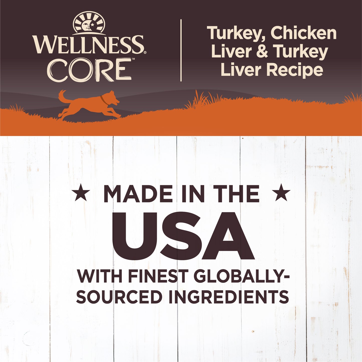 Wellness Core Turkey, Chicken Liver & Turkey Liver Formula Wet Dog Food 12.5oz