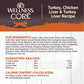 Wellness Core Turkey, Chicken Liver & Turkey Liver Formula Wet Dog Food 12.5oz