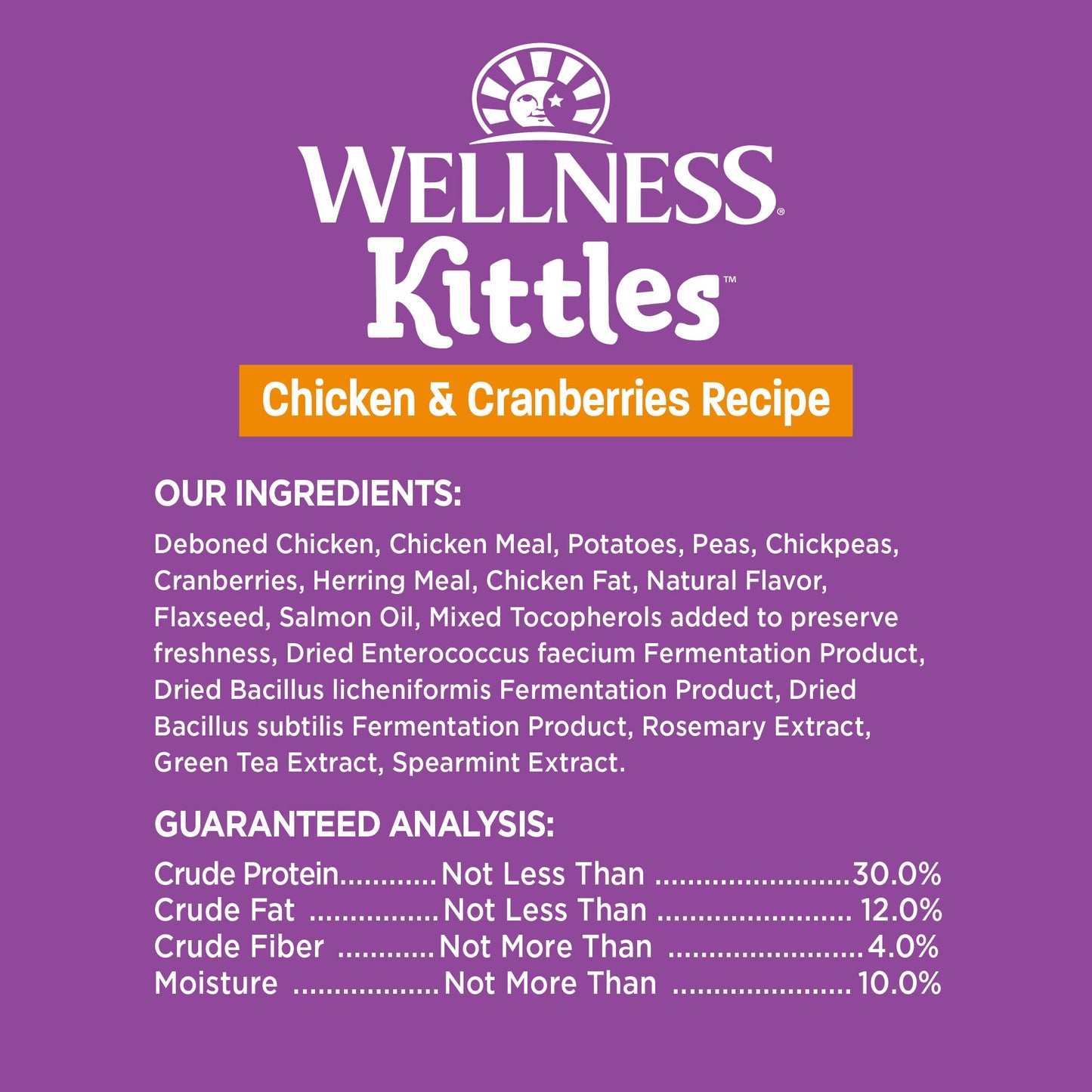Wellness Kittles Chicken & Cranberries Cat Treats 2oz