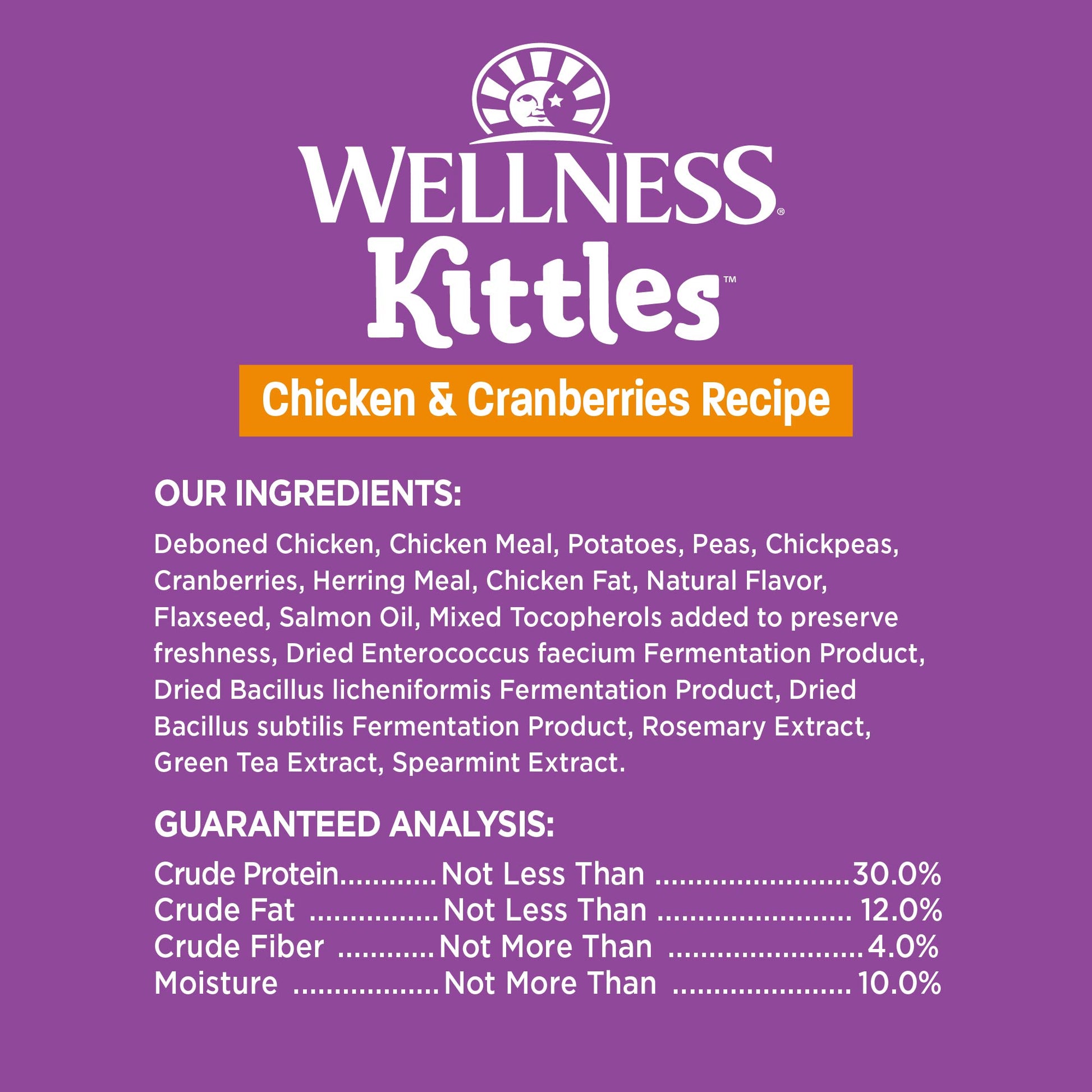 Wellness Kittles Chicken & Cranberries Cat Treats 2oz