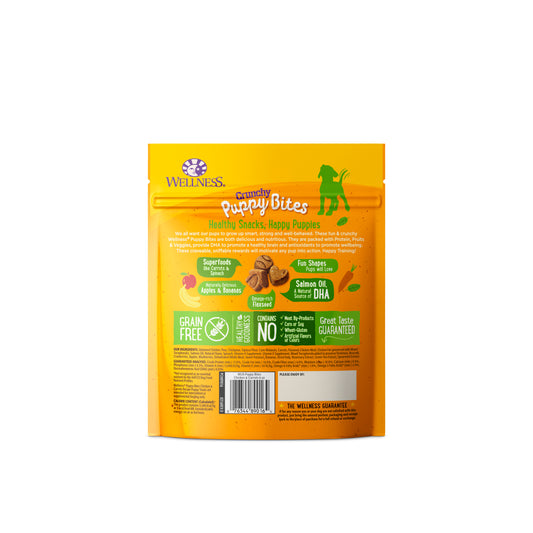 Wellness Puppy Bites Crunchy Chicken & Carrots Recipe Dog Treats 6oz