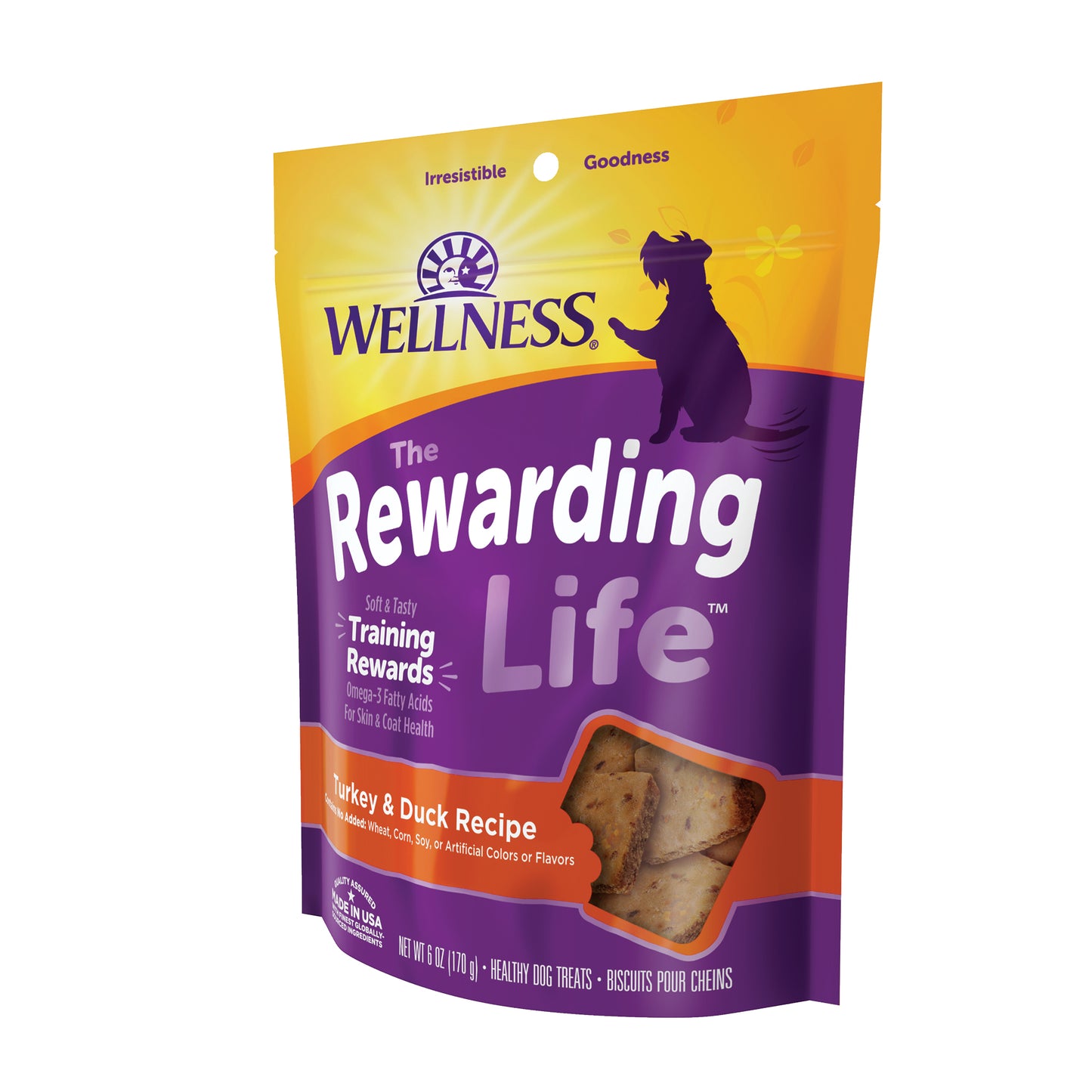 Wellness Rewarding Life Turkey & Duck Recipe Dog Treats 6oz