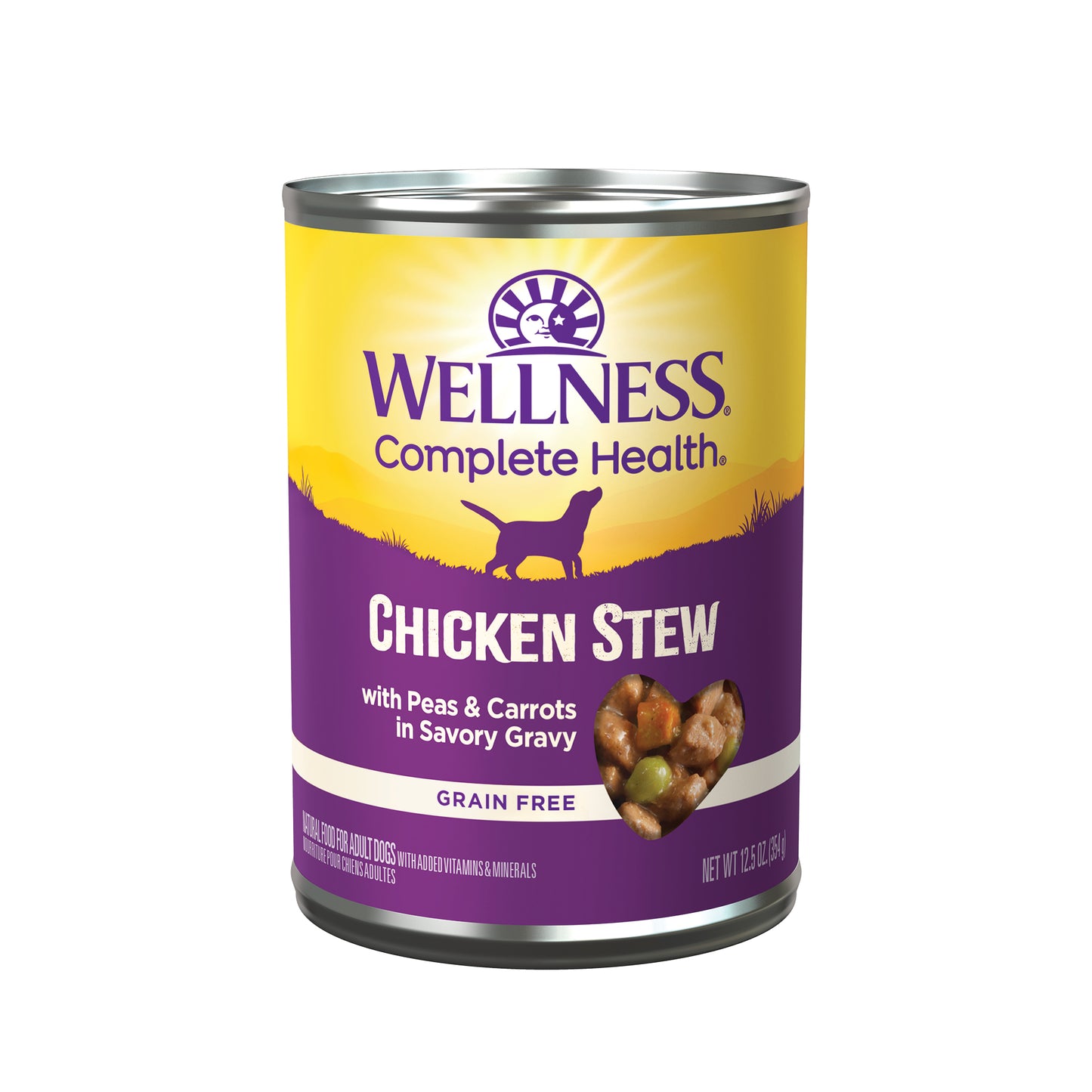 Wellness Stew Chicken With Peas & Carrots Wet Dog Food 12.5oz