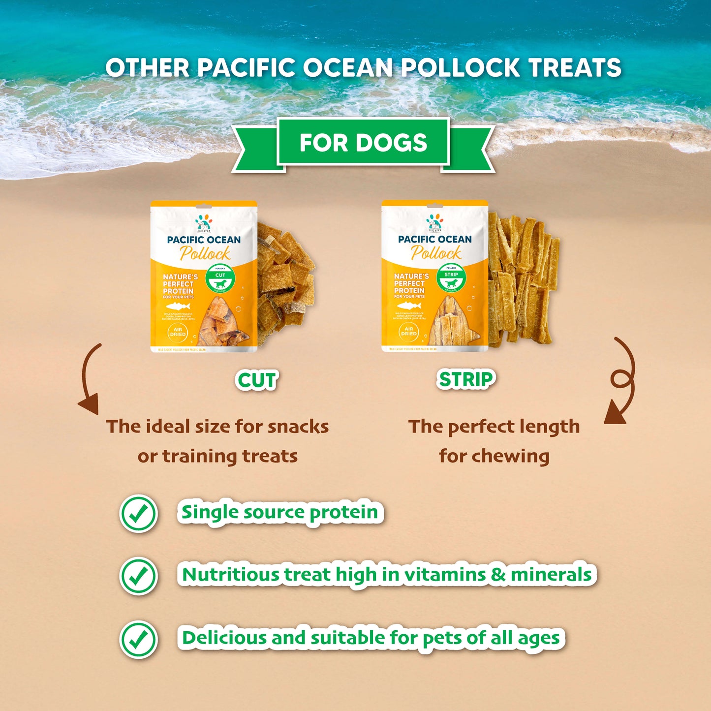 SingAPaw Pollock Cut