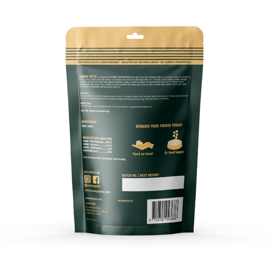 Zampe Freeze Dried Duck Treats For Cats & Dogs - 80g