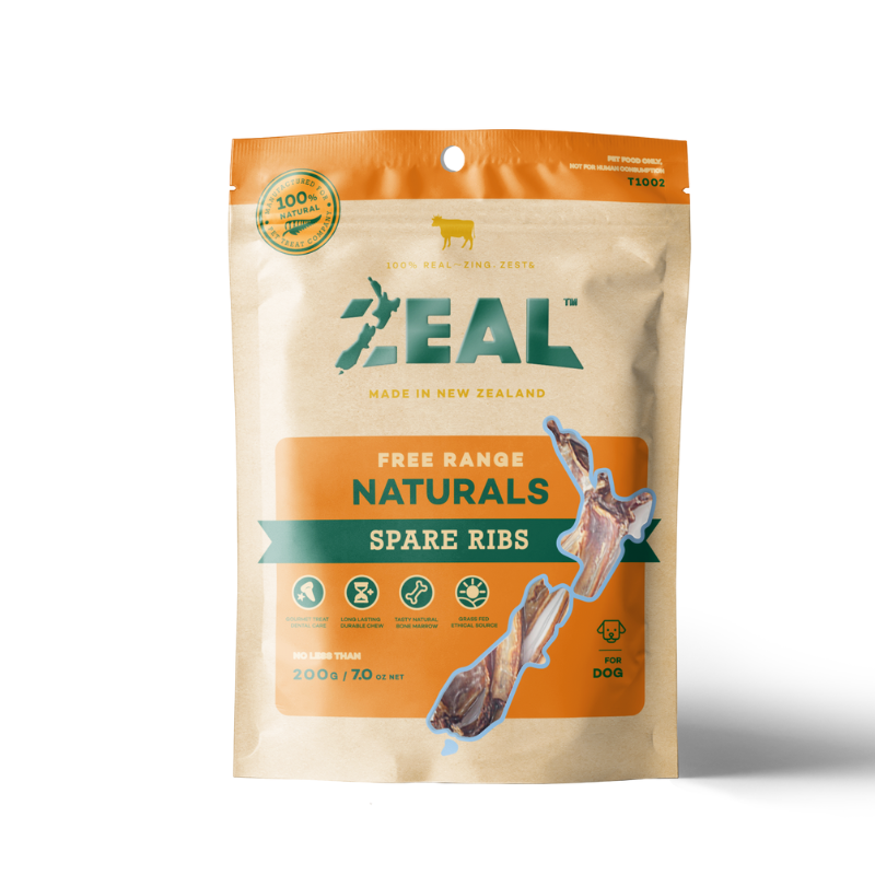 Zeal Dried Spare Ribs Dog Treats [2 Sizes]