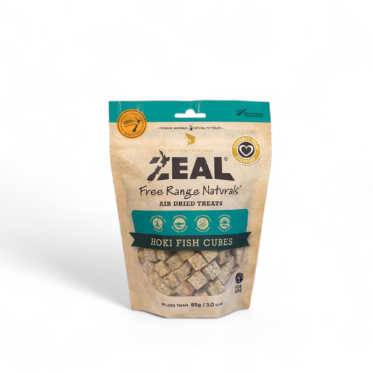 Zeal Hoki Fish Cubes Cat & Dog Treats - 85g