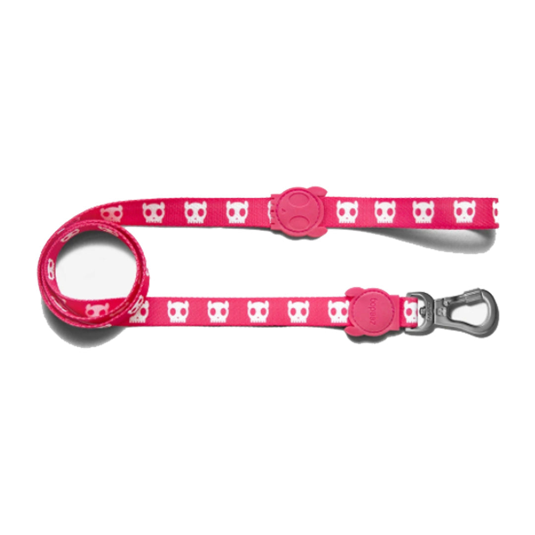 ZeeDog Pink Skull Leash