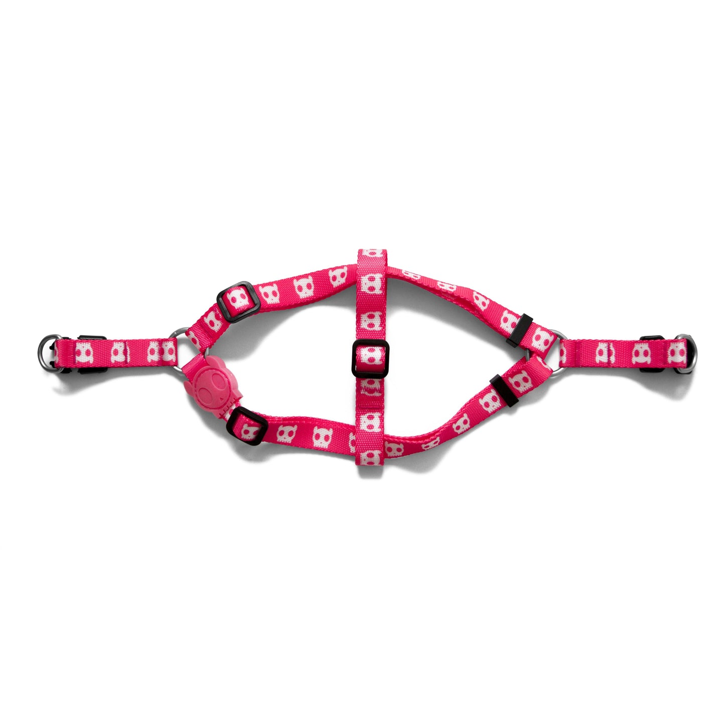 Pink Skull Step-In Harness