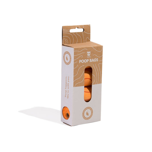 ZeeDog Poop Bags Refill Box (W/4 Rolls)