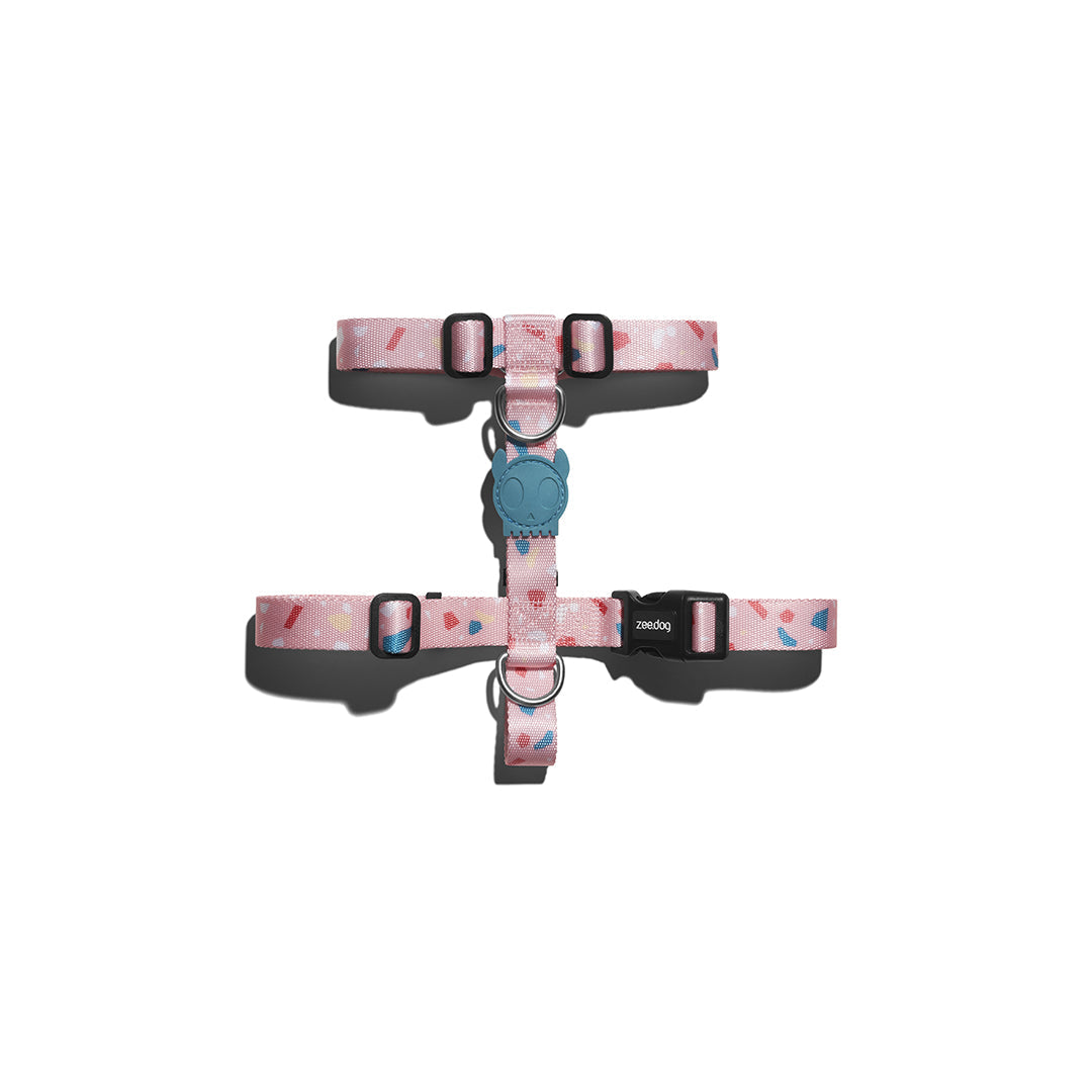ZeeDog Terrazo Rose H-Harness
