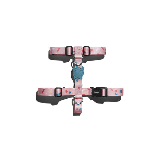 ZeeDog Terrazo Rose H-Harness