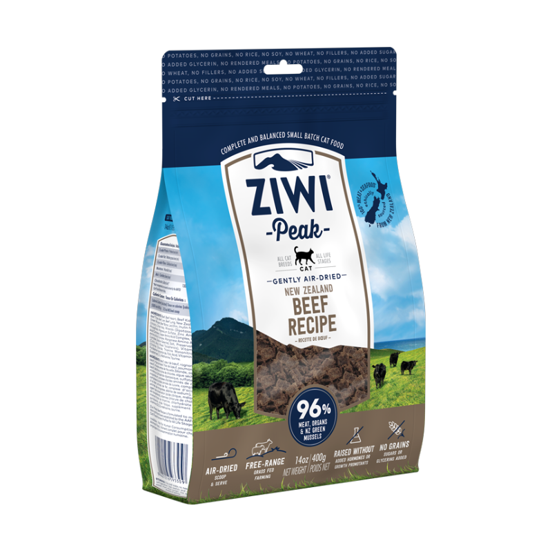 ZiwiPeak Air-Dried Beef Cat Food [2 Sizes]