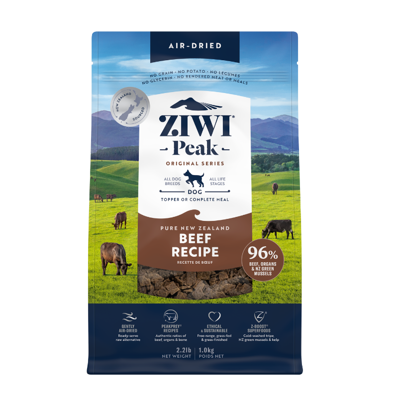 ZiwiPeak Air-Dried Beef Dog Food [4 Sizes]