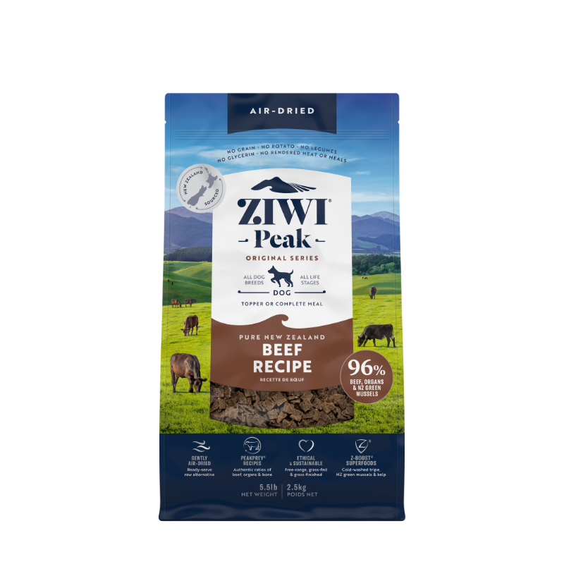 ZiwiPeak Air-Dried Beef Dog Food [4 Sizes]