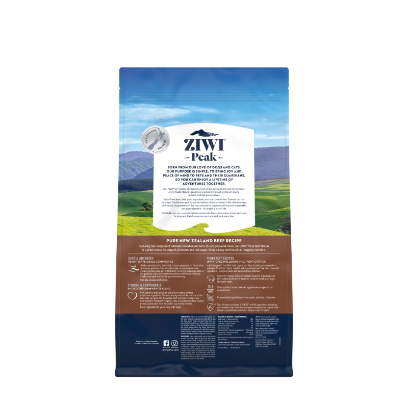 ZiwiPeak Air-Dried Beef Dog Food [4 Sizes]