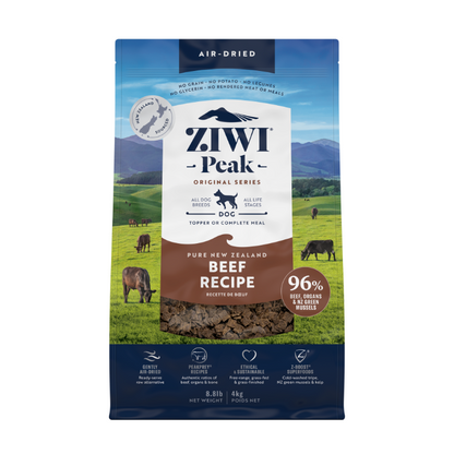 ZiwiPeak Air-Dried Beef Dog Food [4 Sizes]