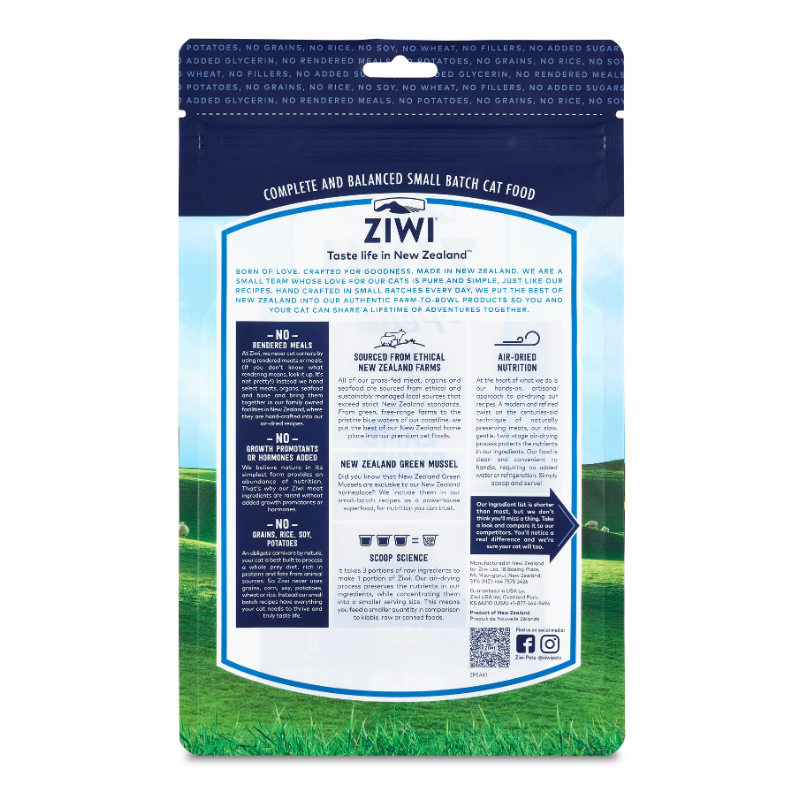 ZiwiPeak Air-Dried Lamb Cat Food [2 Sizes]