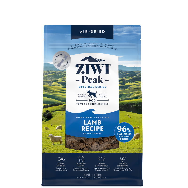 ZiwiPeak Air-Dried Lamb Dog Food [3 Sizes]