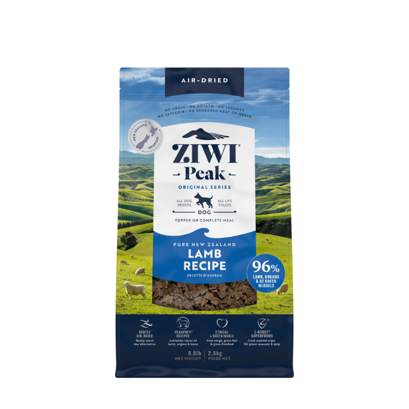 ZiwiPeak Air-Dried Lamb Dog Food [3 Sizes]