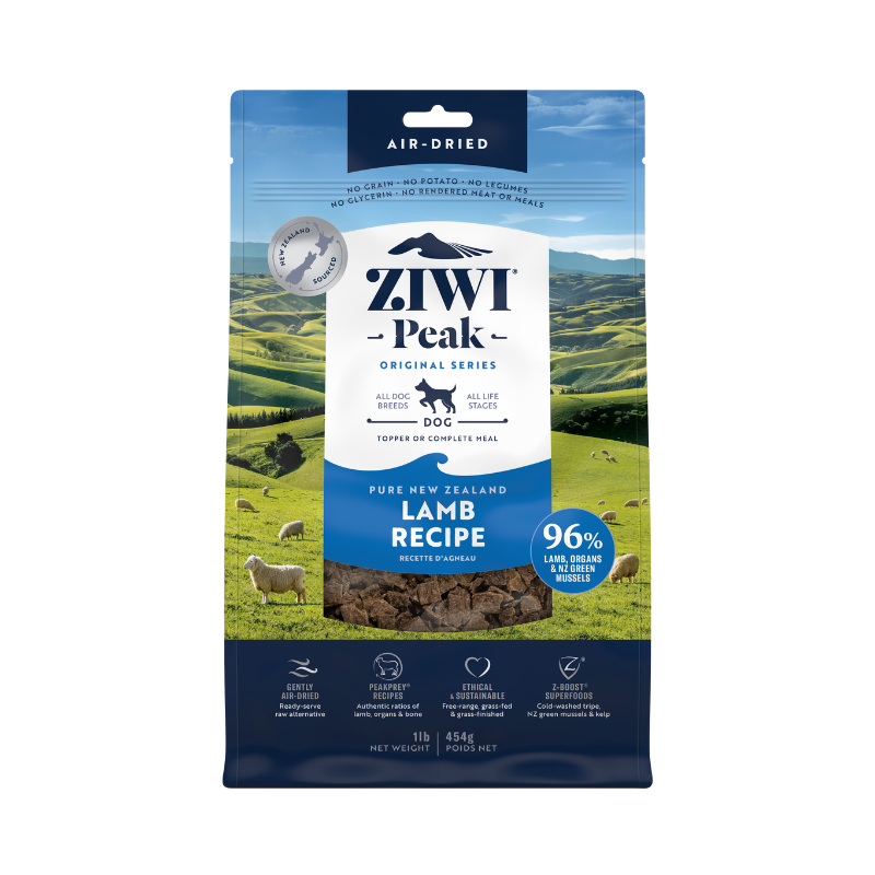 ZiwiPeak Air-Dried Lamb Dog Food [3 Sizes]