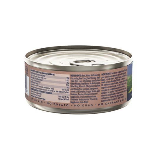 ZiwiPeak Beef Grain-Free Canned Cat Food [2 Sizes]