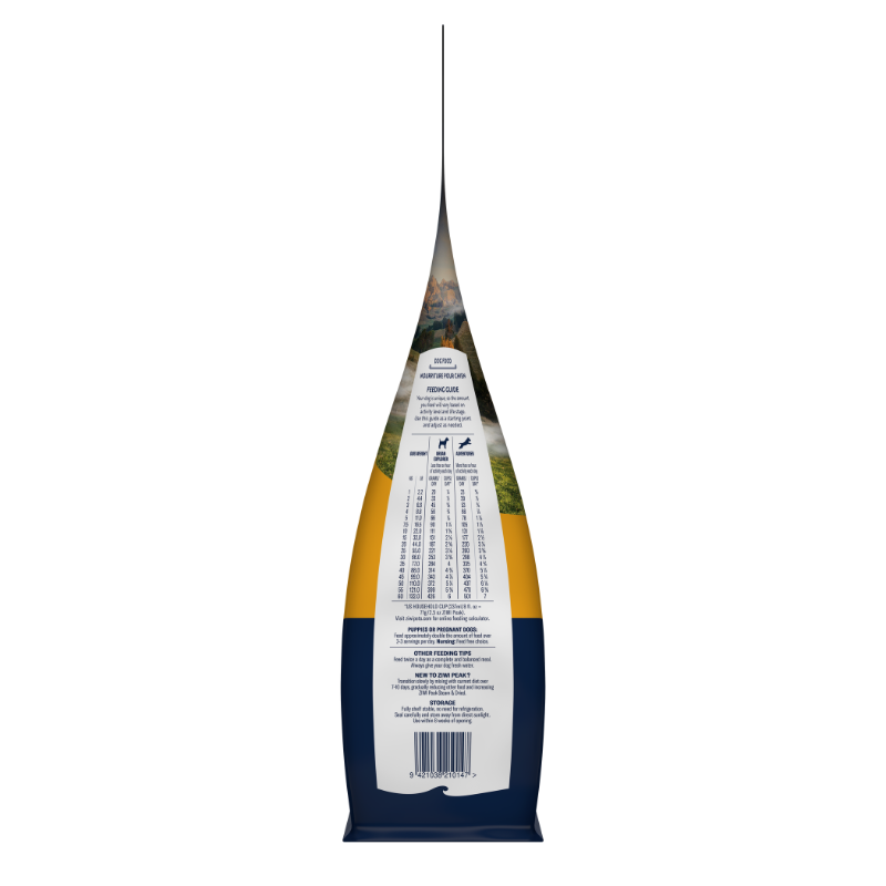 ZiwiPeak Cage Free Chicken with Orchard Fruits Recipe Steam & Dried Dog Food [3 Sizes]