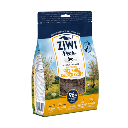 ZiwiPeak New Zealand Free Range Chicken Air Dried Cat Food [2 Sizes]