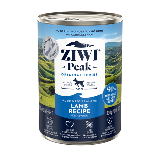 ZiwiPeak New Zealand Lamb Grain-Free Canned Dog Food - 390g