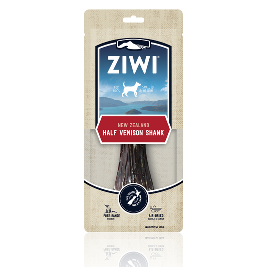 ZiwiPeak New Zealand Venison Shank Bone Dog Chew [2 Sizes]