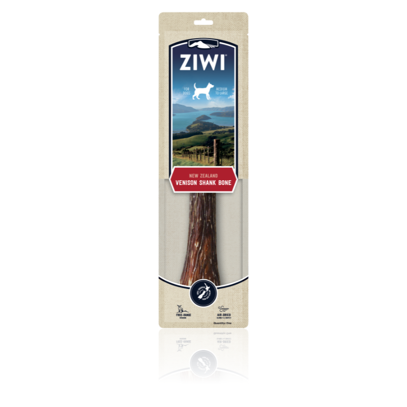 ZiwiPeak New Zealand Venison Shank Bone Dog Chew [2 Sizes]