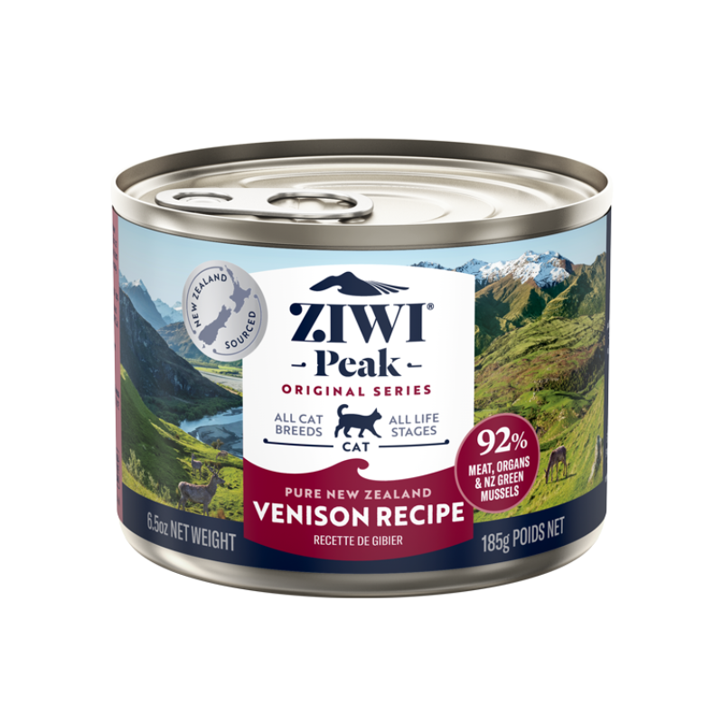 ZiwiPeak Venison Grain-Free Canned Cat Food [2 Sizes]