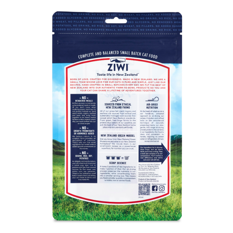 ZiwiPeak Air-Dried Venison Cat Food - 400g