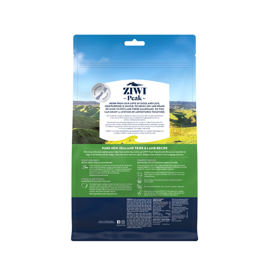 ZiwiPeak Air-Dried Tripe & Lamb Dog Food [3 Sizes]